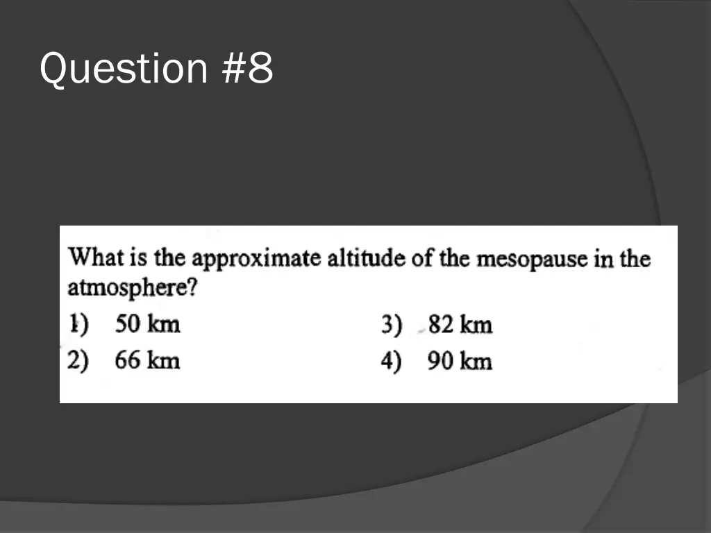 question 8