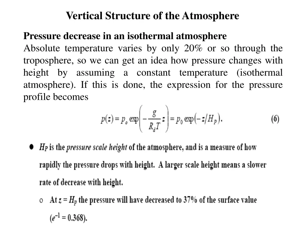 vertical structure of the atmosphere 4