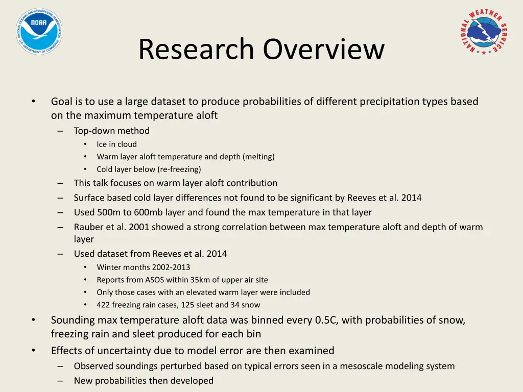 research overview
