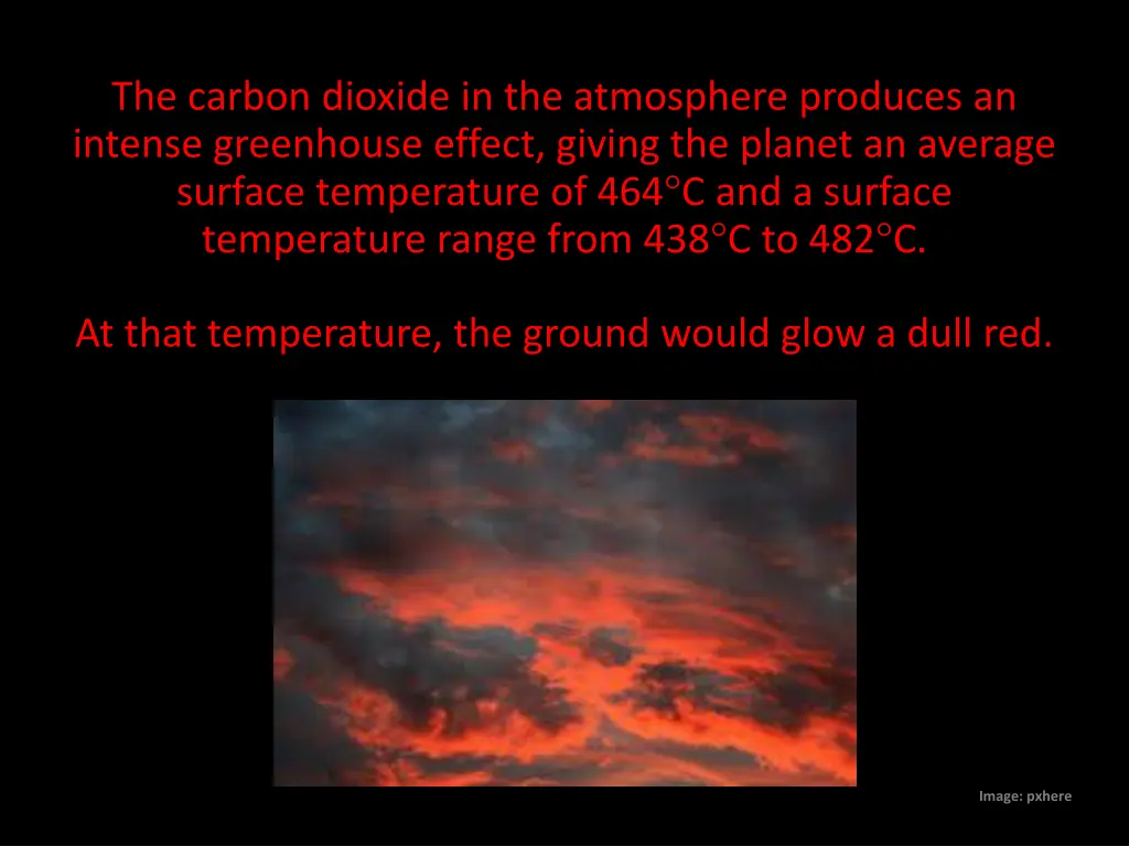 the carbon dioxide in the atmosphere produces