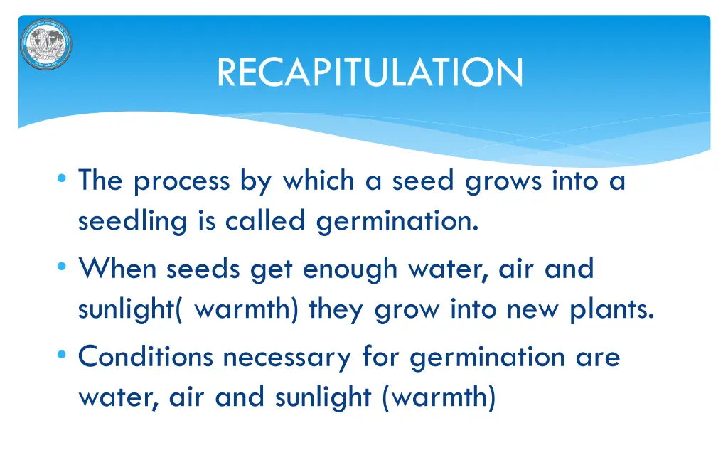 recapitulation