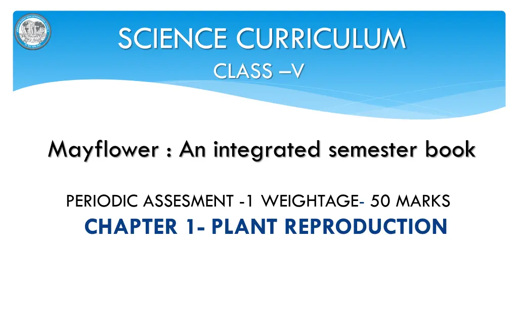 science curriculum class v