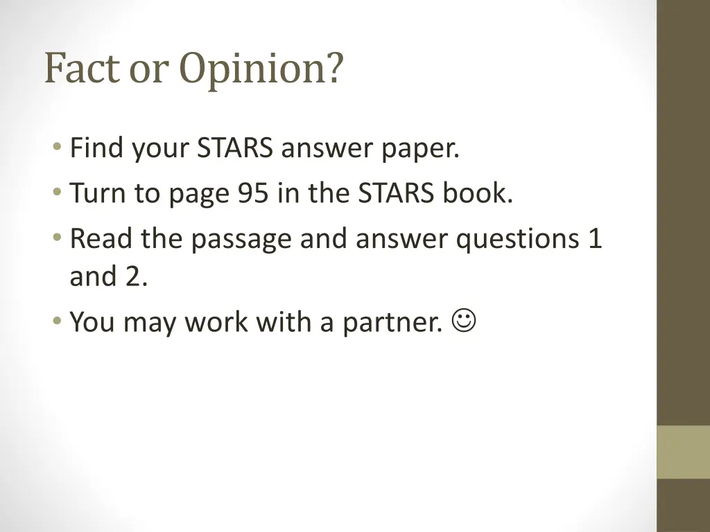 fact or opinion 1
