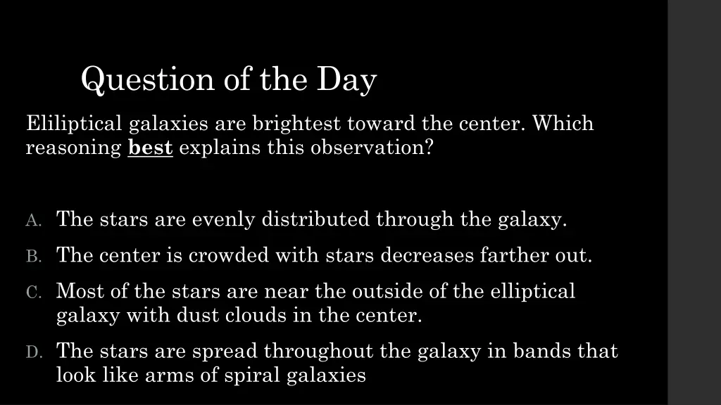 question of the day 1