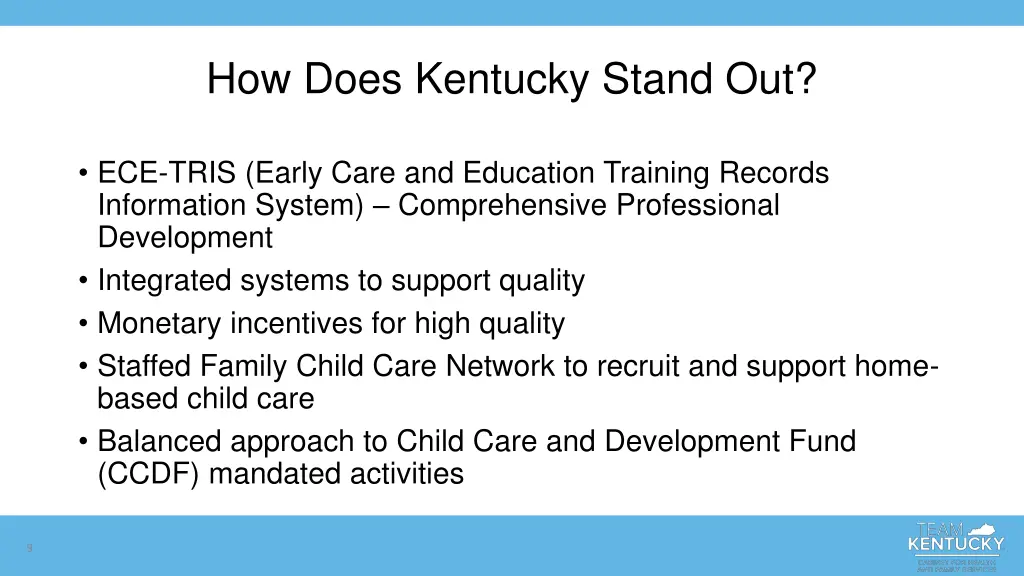 how does kentucky stand out