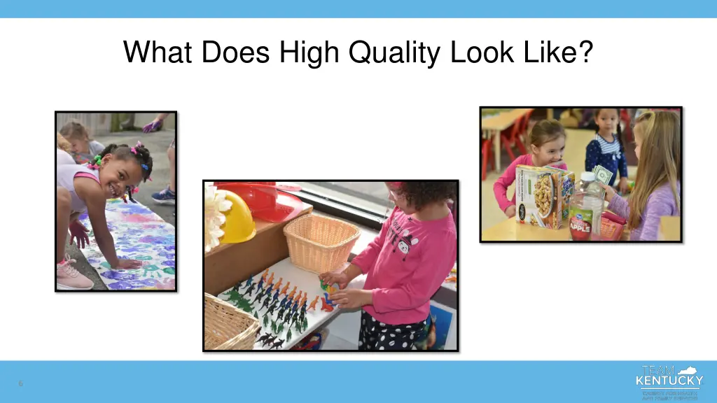 what does high quality look like