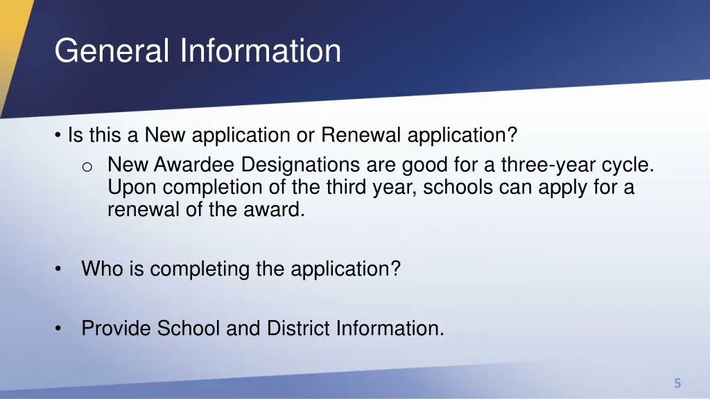 general information