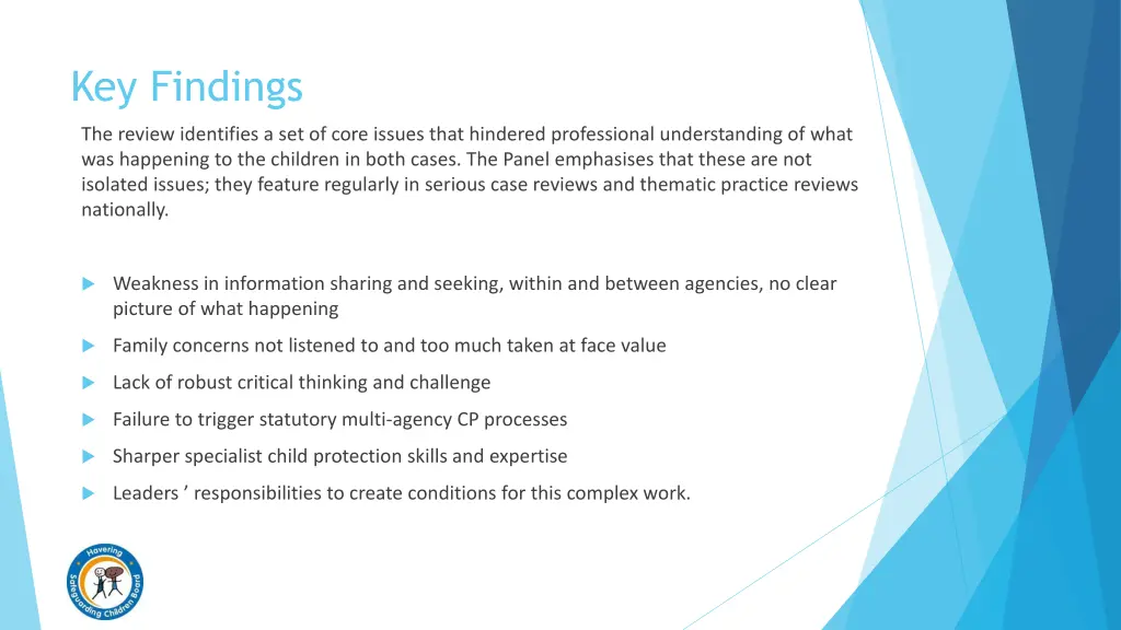 key findings
