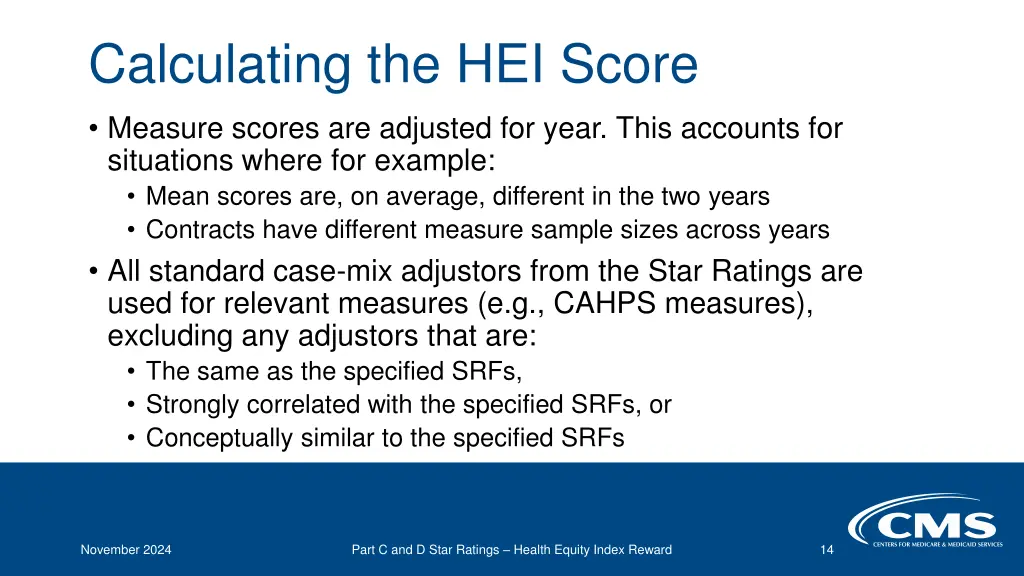 calculating the hei score 1
