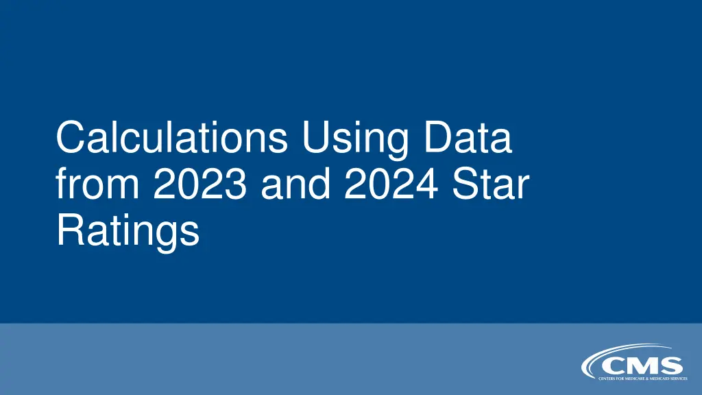 calculations using data from 2023 and 2024 star