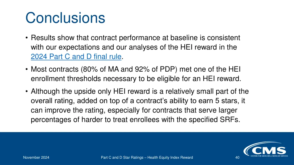 conclusions