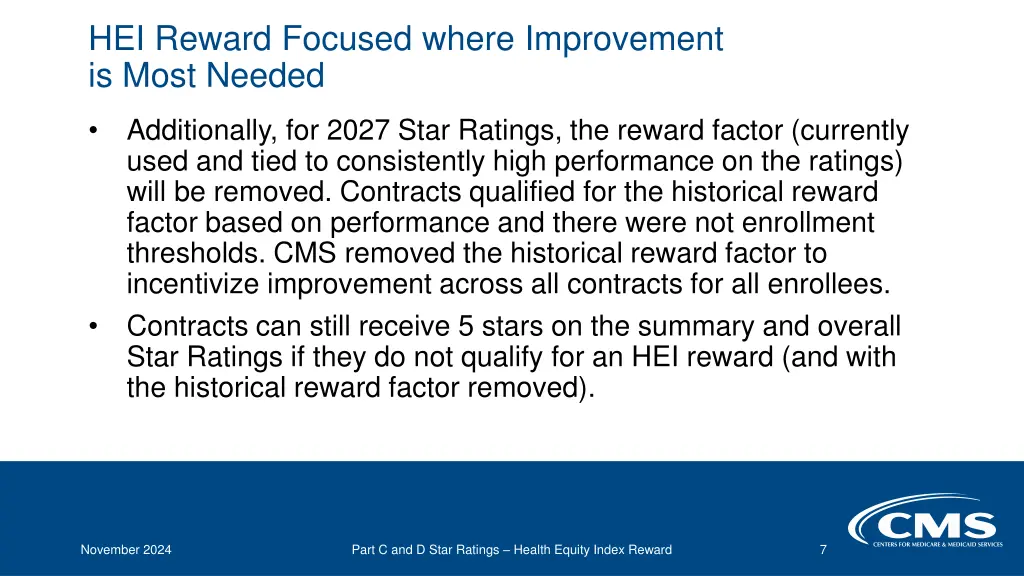 hei reward focused where improvement is most 1
