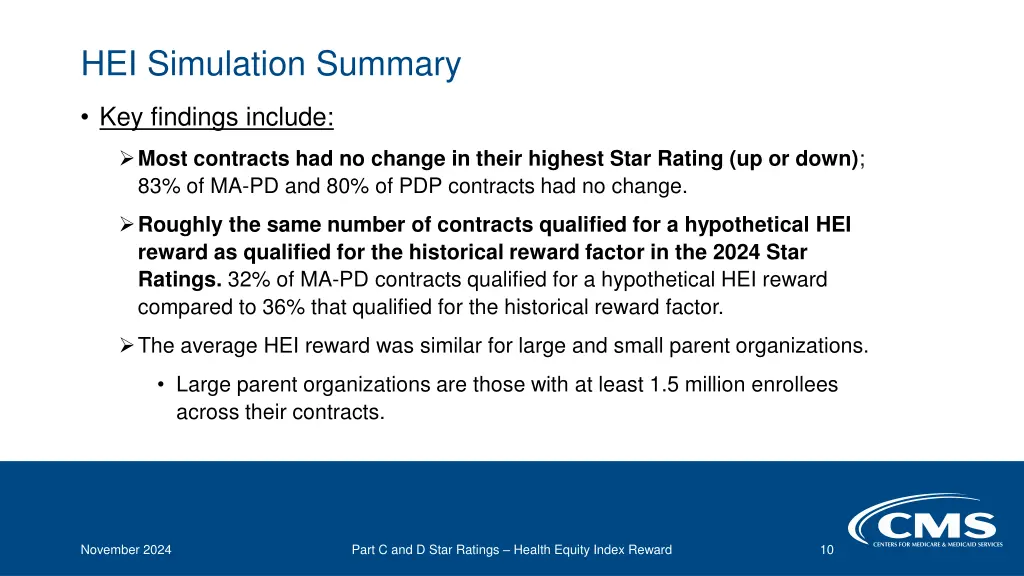 hei simulation summary 1