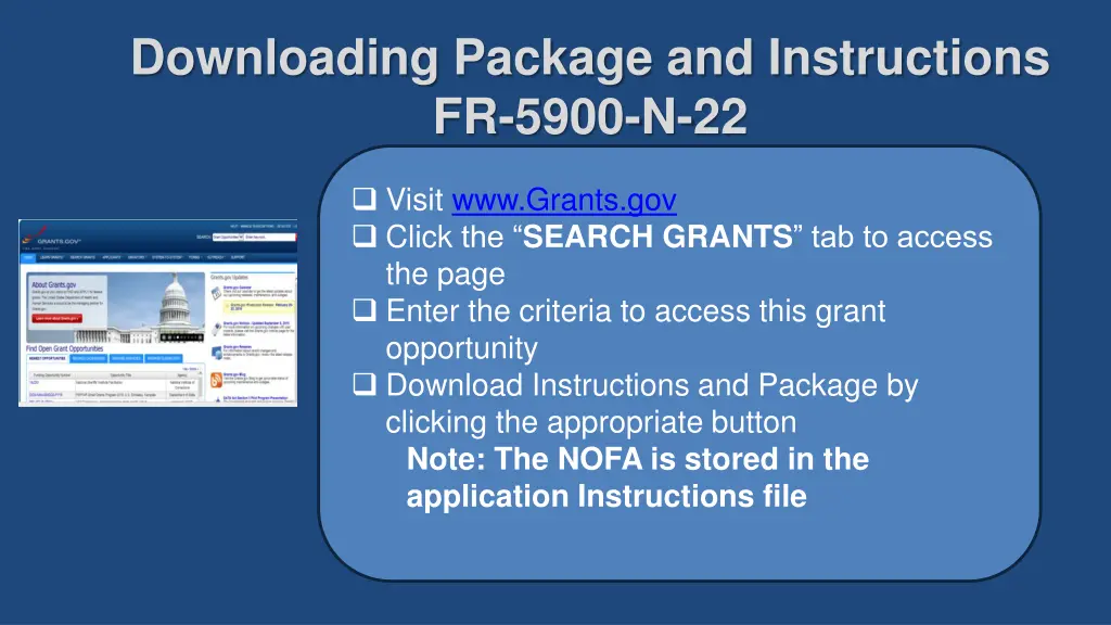 downloading package and instructions fr 5900 n 22