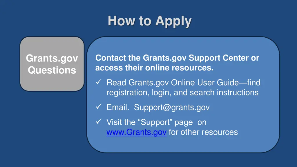 how to apply 2