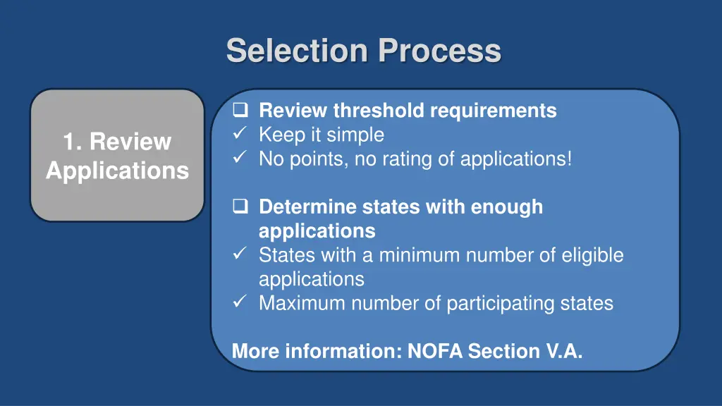 selection process 1
