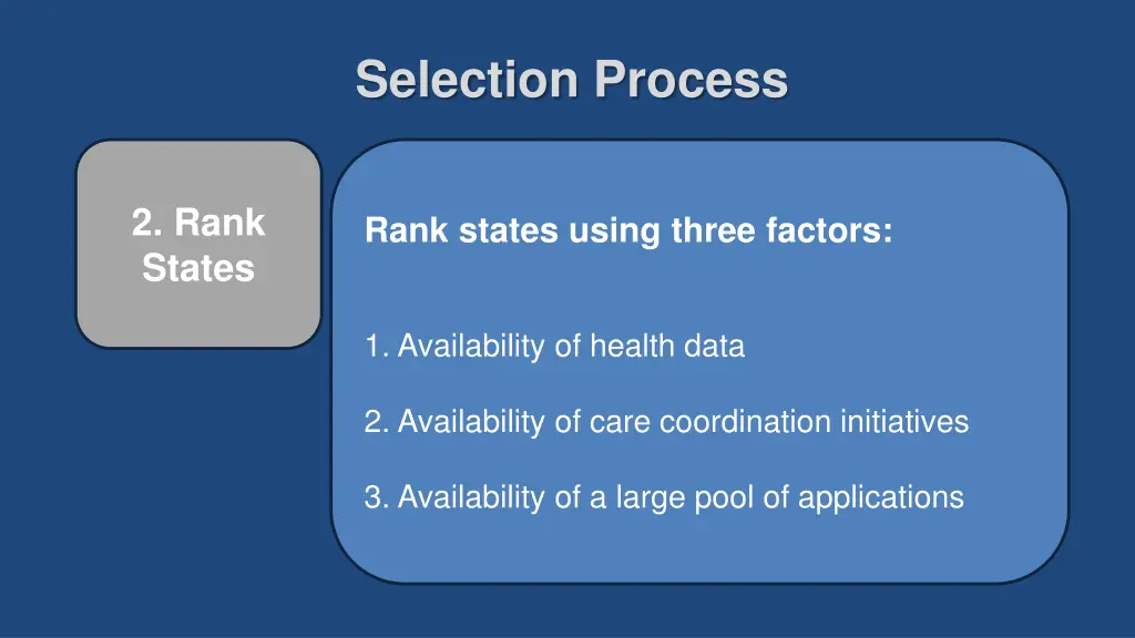 selection process 2
