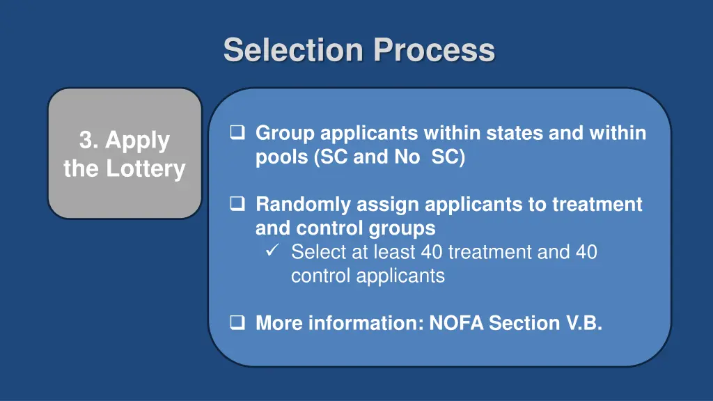 selection process 3