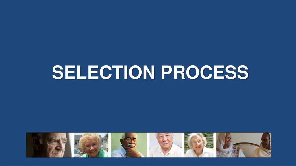 selection process