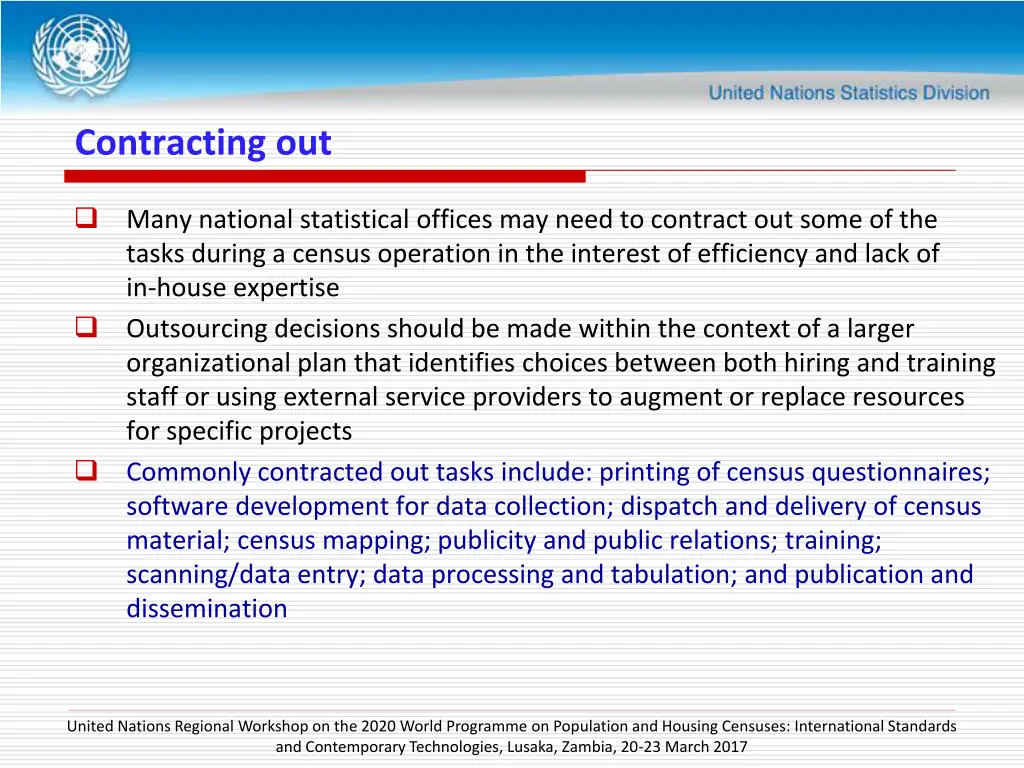 contracting out