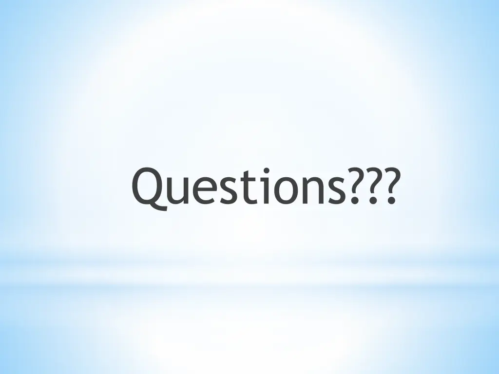 questions