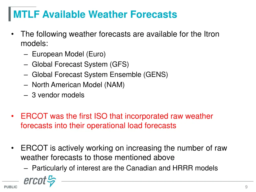 mtlf available weather forecasts