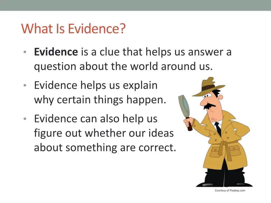 what is evidence