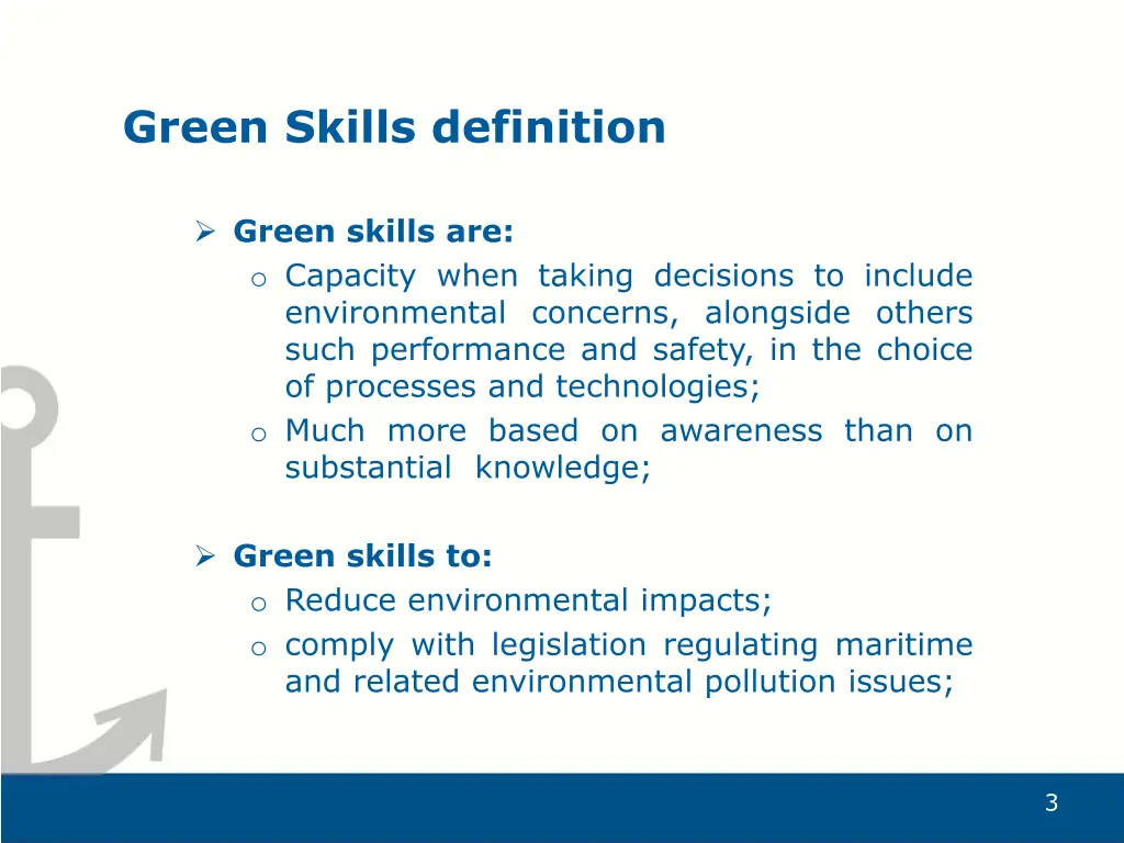 green skills definition