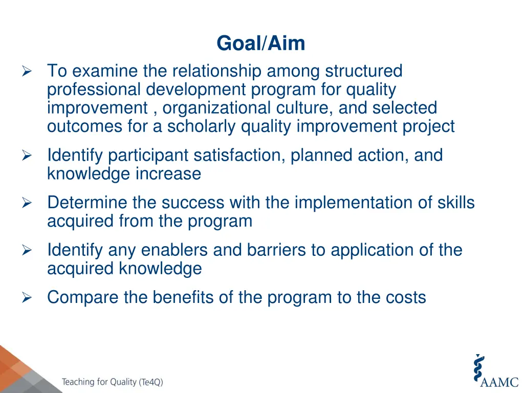 goal aim