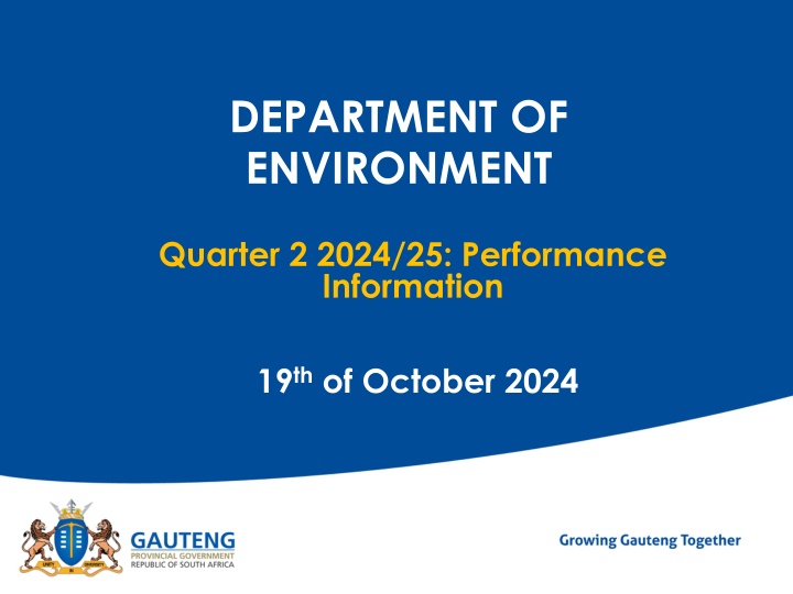 department of environment
