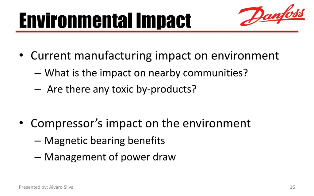 environmental impact