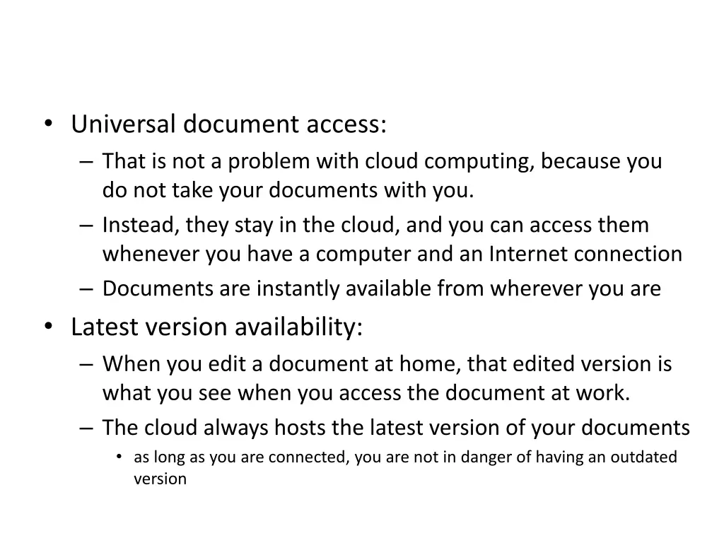 advantages of cloud computing 2