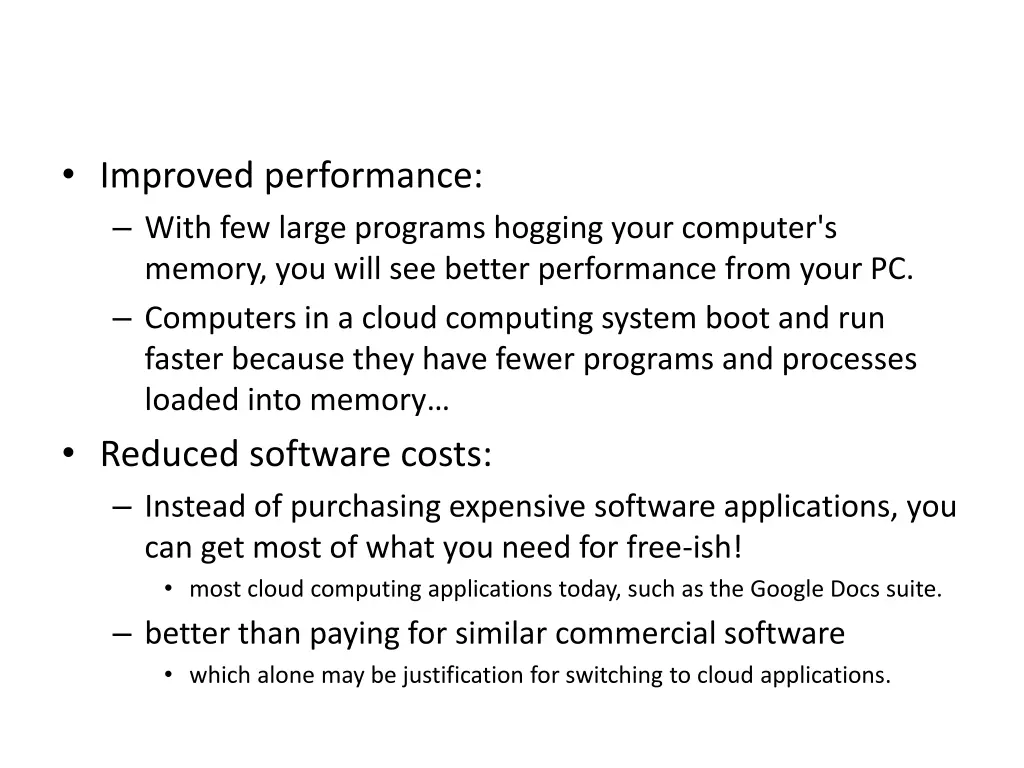 advantages of cloud computing