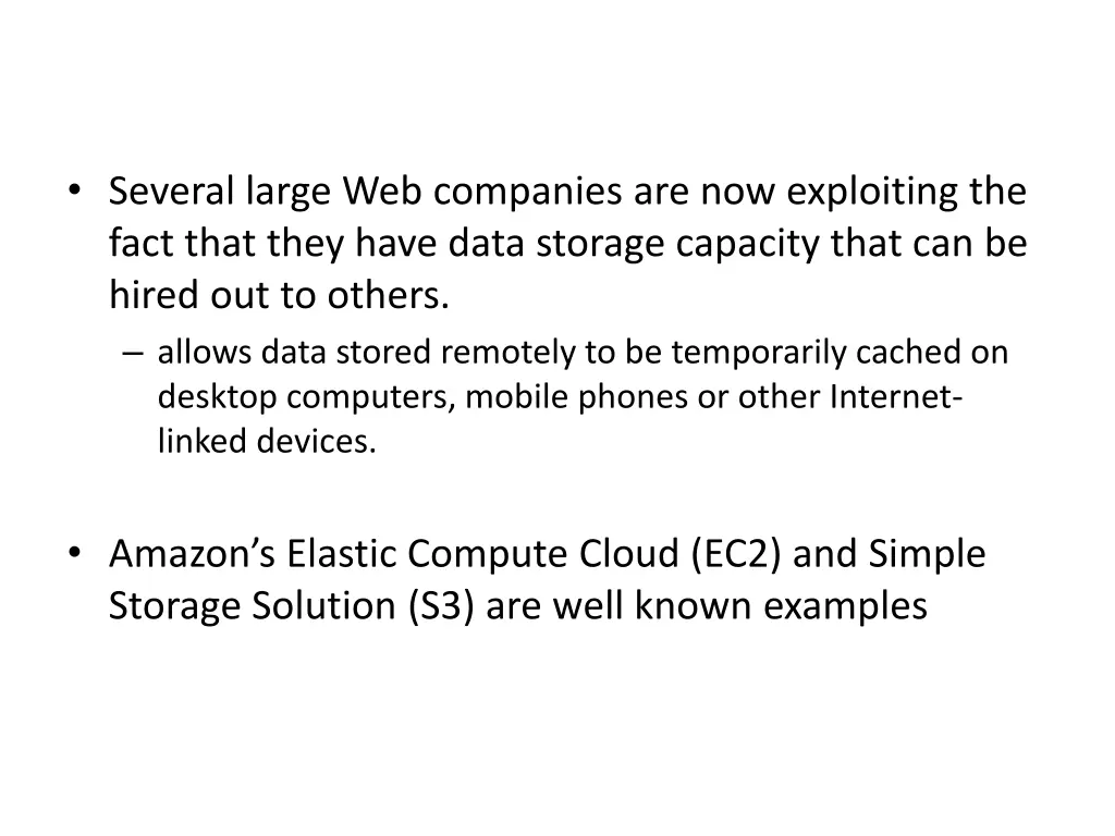 cloud storage