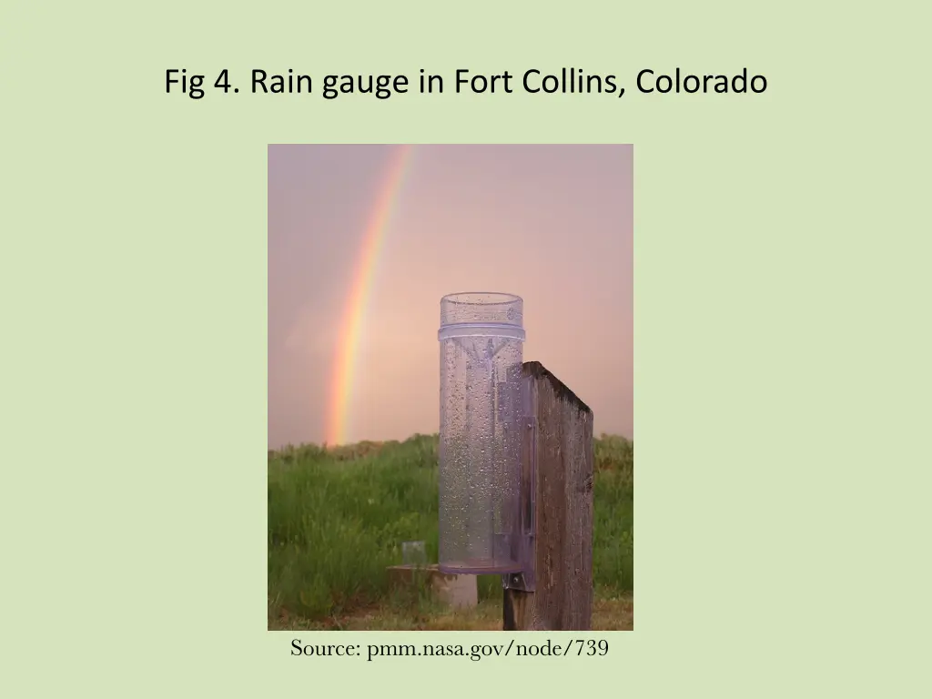 fig 4 rain gauge in fort collins colorado