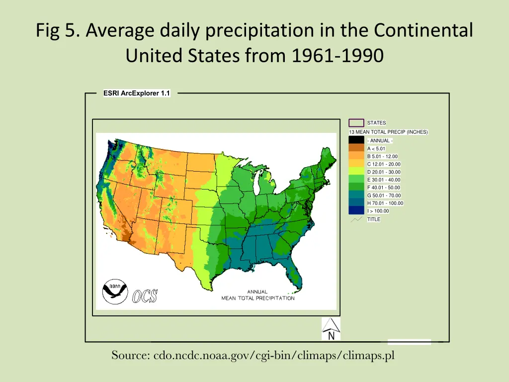 fig 5 average daily precipitation