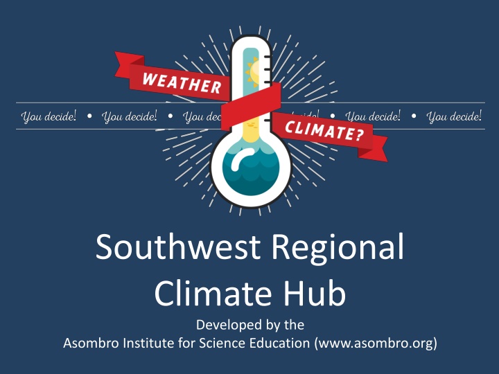 southwest regional climate hub developed