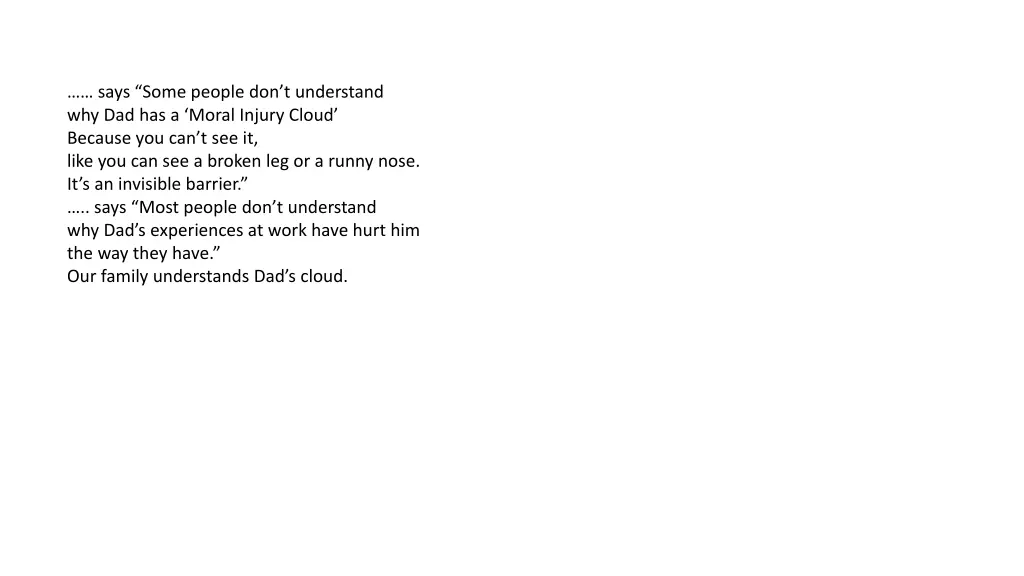 says some people don t understand