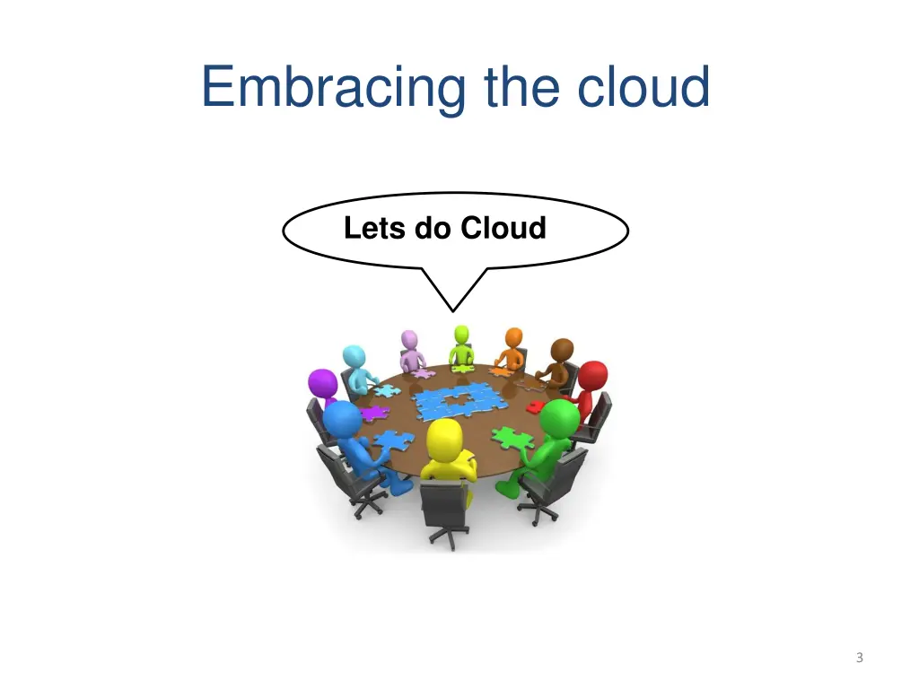 embracing the cloud