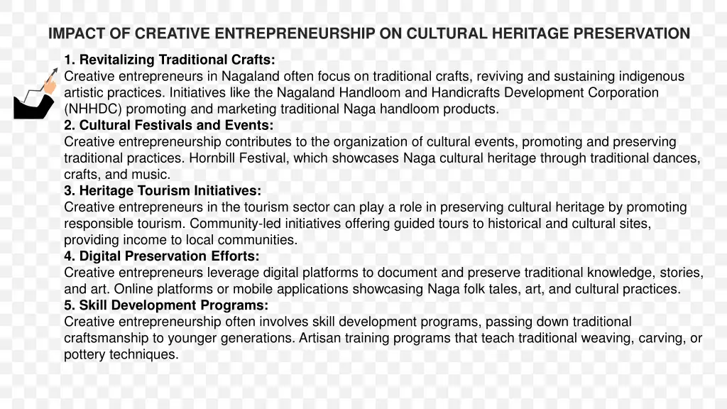 impact of creative entrepreneurship on cultural