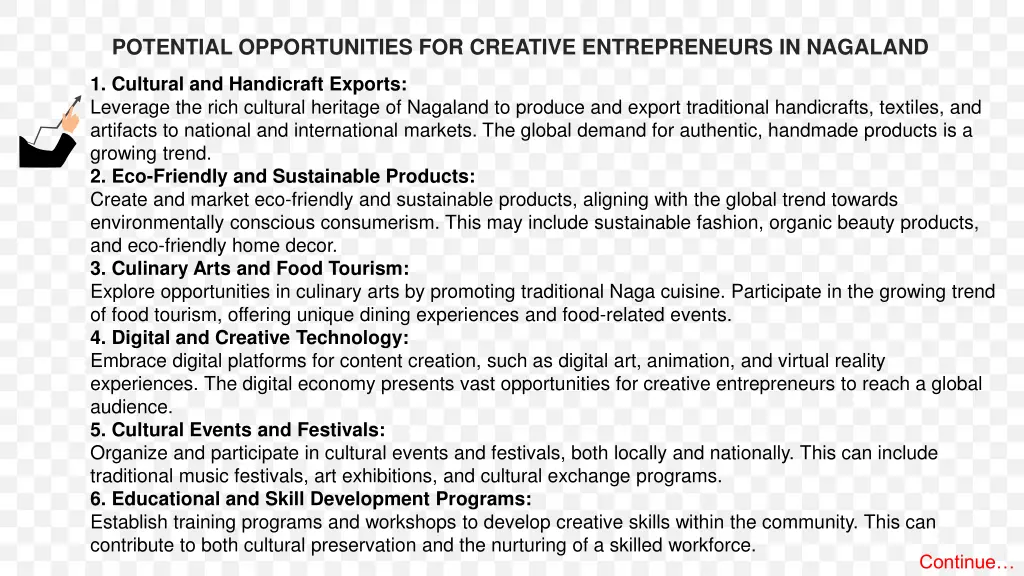 potential opportunities for creative