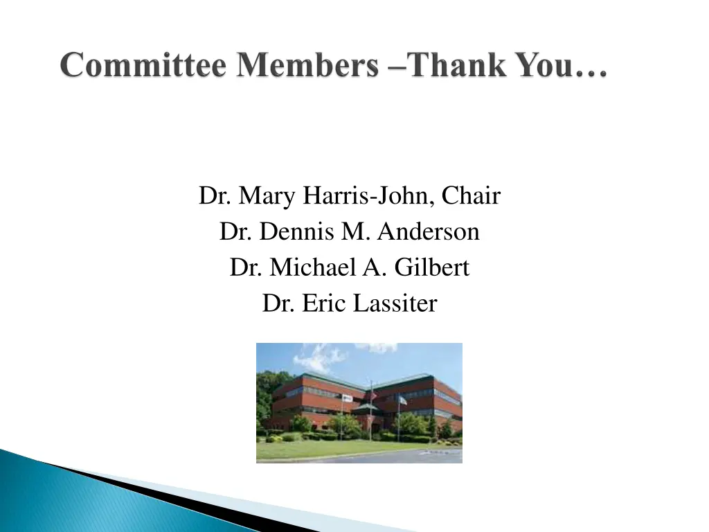 dr mary harris john chair dr dennis m anderson