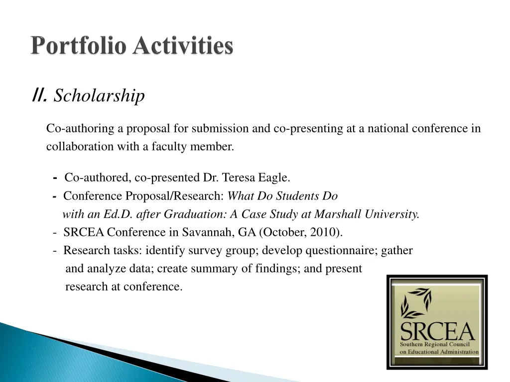 ii scholarship