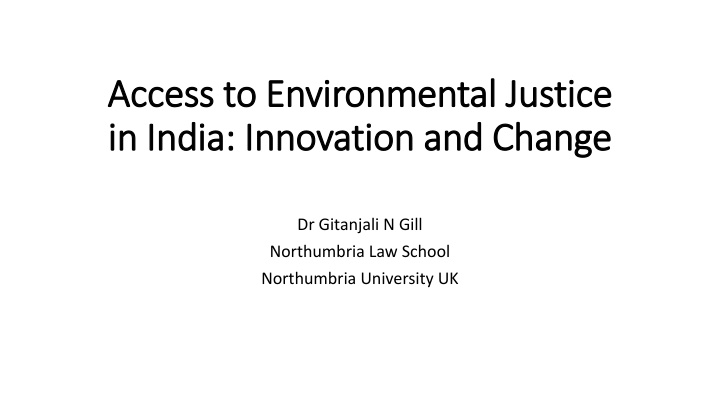 access to environmental justice access