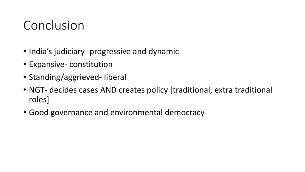 conclusion
