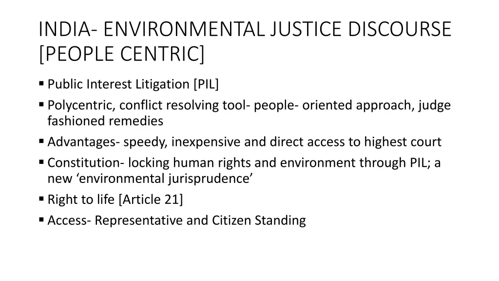 india environmental justice discourse people