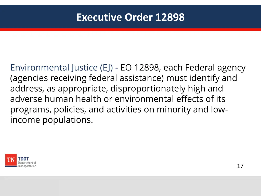 executive order 12898
