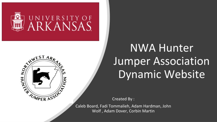 nwa hunter jumper association dynamic website