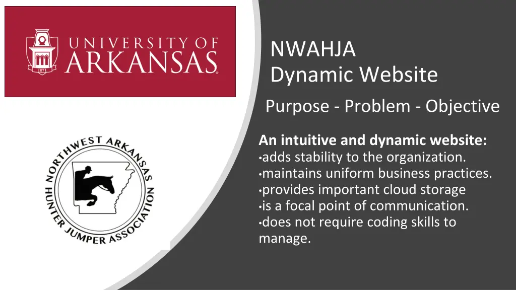 nwahja dynamic website