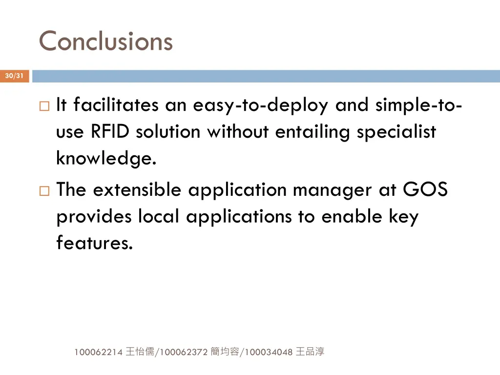 conclusions 1
